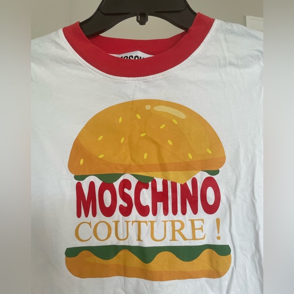 Moschino Couture hamburger T shirt - Picture 4 of 6